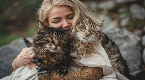Godfather helps Kaila keep family cats