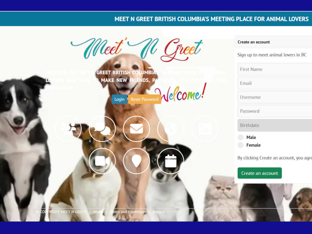 British Columbia's online meeting place for animal lovers